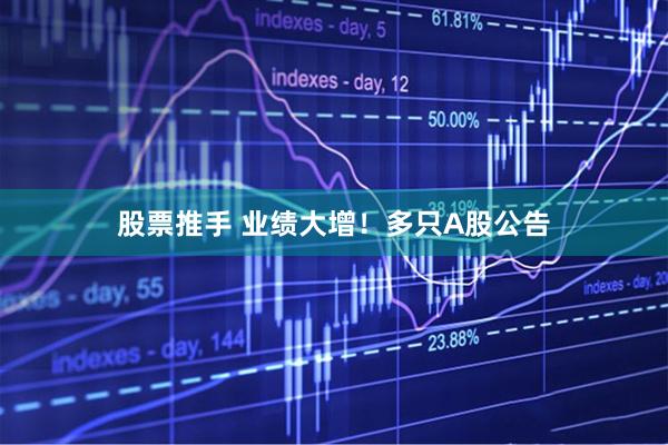 股票推手 业绩大增！多只A股公告